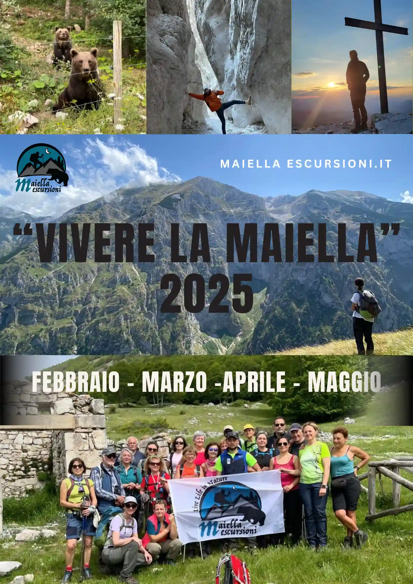 Abruzzo 2025 – Escursioni “Vivere la Maiella” Calendario slide