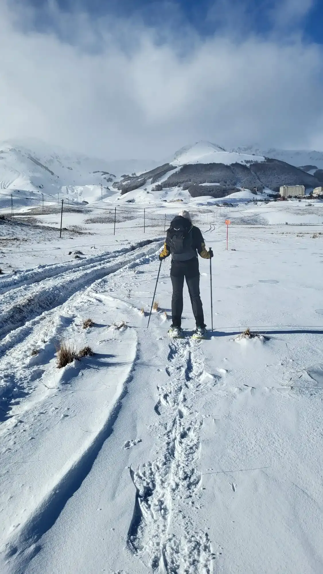 Ciaspolata nella neve